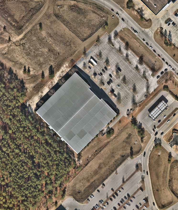 Aerial with property outlined
